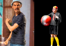 Iron Studios divulga colecionáveis oficiais do Quico e Sr. Madruga