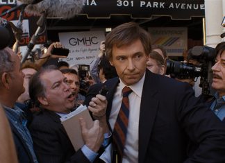 Veja Hugh Jackman ser perseguido pela imprensa no trailer de “O Favorito”